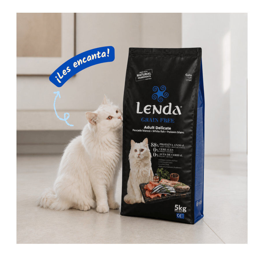 2 Kg Lenda Grain Free Ra&ccedil;&atilde;o de Peixe Branco para gatos, , large Imagem n&uacute;mero 5
