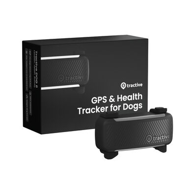 Trative GPS Dog 6 Rastreador de cães preto