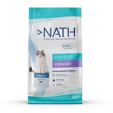 Nath Hairball Sterilized Ração Seca para Gatos