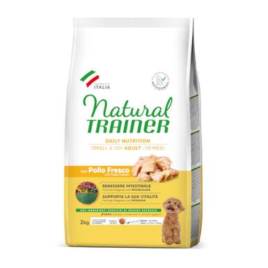 Natural Trainer Adult Small&Toy Frango ração para cães