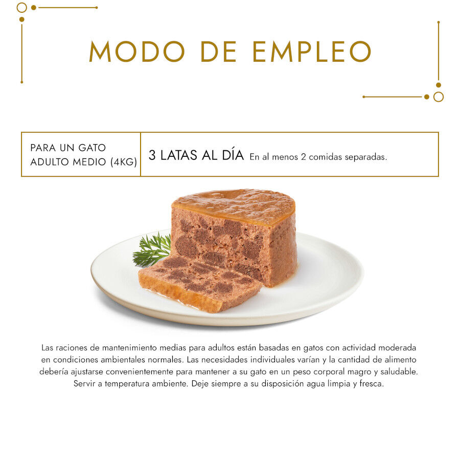 8 latas x 85 g Gourmet Gold Alimento h&uacute;mido de carnes em terrine para gatos, , large Imagem n&uacute;mero 2