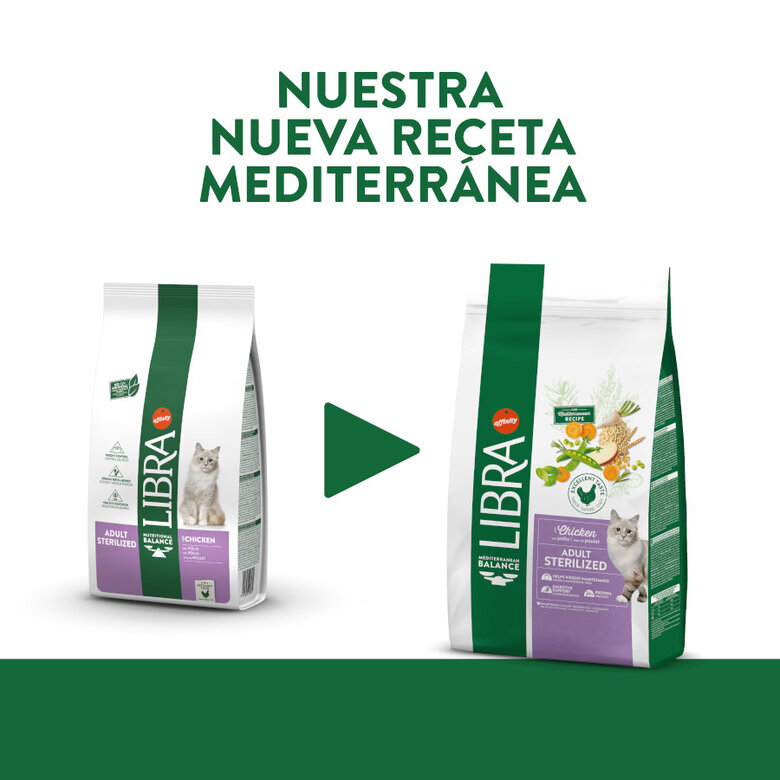 12 kg Libra Adult Sterilized Frango ração para gatos,  Imagem número 2 12 kg Libra Adult Sterilized Frango ração para gatos, , large Imagem número 2