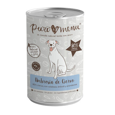 Puro Menu Deer Ambrosia lata para cães
