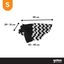 Gotoo Casaco com Padr&atilde;o Zigzag para c&atilde;es, , large Indicador imagem n&uacute;mero 4
