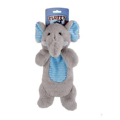 Fluffy Skinnie Elefante de peluche para cães