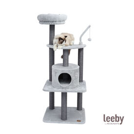 Leeby Kenzo árvore arranhadora com cama para gatos