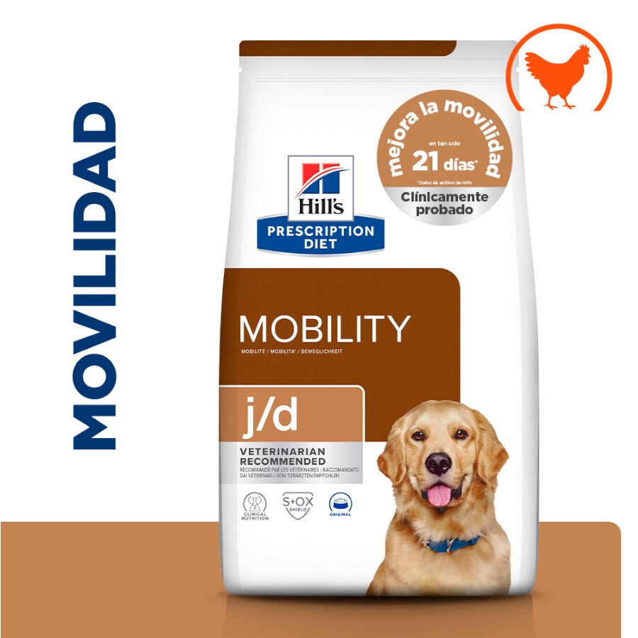 12 kg Hill's Prescription Diet Mobility J/D Frango ra&ccedil;&atilde;o para c&atilde;es, , large Imagem n&uacute;mero 2