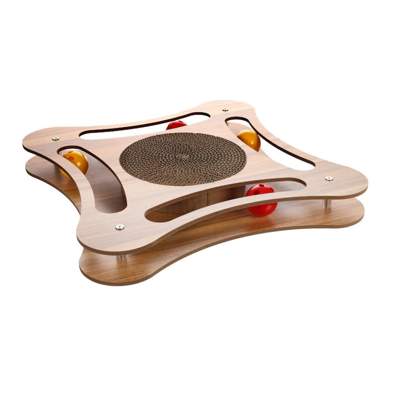 Flamingo Densi Brinquedo Arranhador Quadrado com Bolas para gatos,  Imagem número 1 Flamingo Densi Brinquedo Arranhador Quadrado com Bolas para gatos, , large Imagem número 1