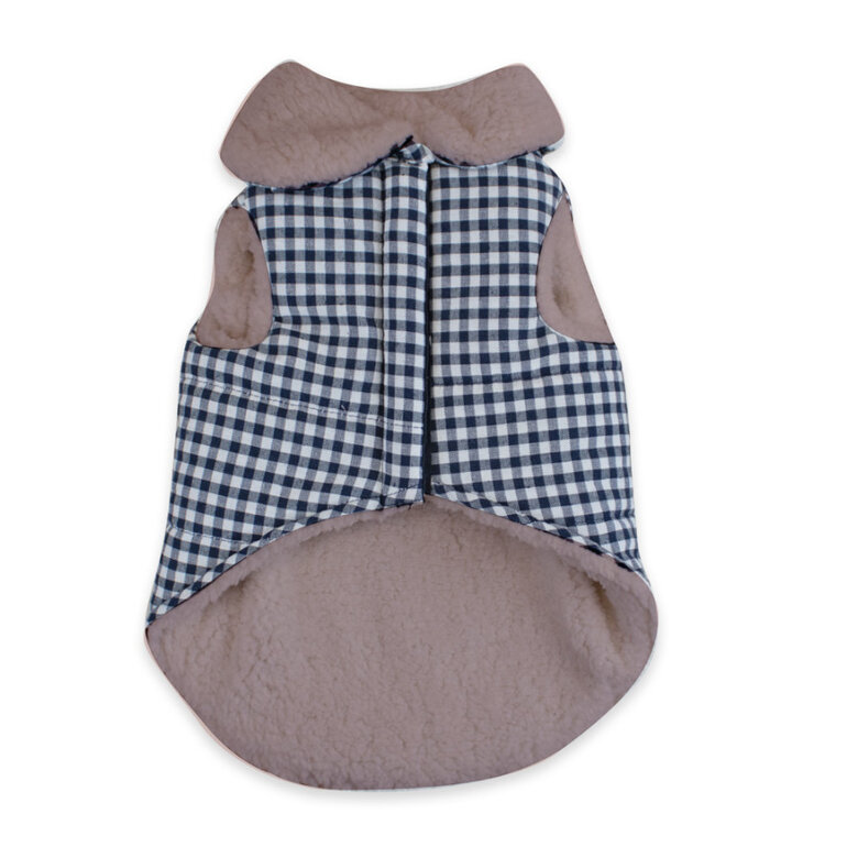 Outech Casaco Bomber Vichy Navy para cães,  Imagem número 3 Outech Casaco Bomber Vichy Navy para cães, , large Imagem número 3