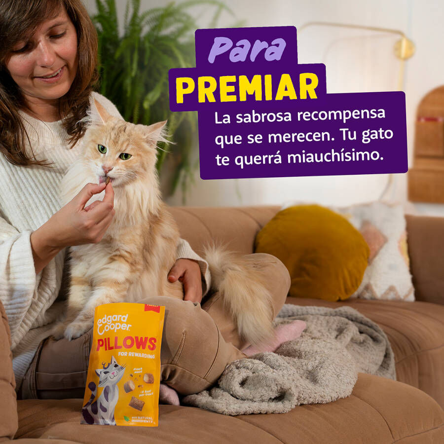 60 g Edgard & Cooper Pillows Snack de peru para gatos , , large Imagem n&uacute;mero 4
