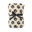 Leeby Manta de lã com estampado de patas para cães, , large Indicador imagem número 2
