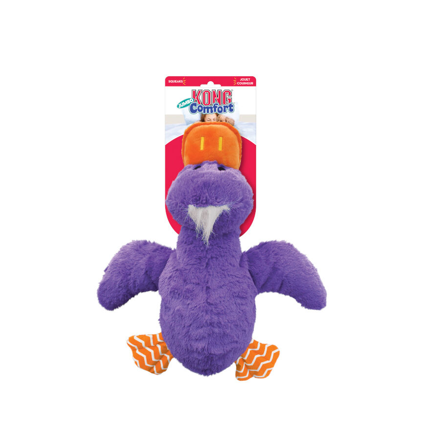 Kong Confort Junior Pato de peluche para c&atilde;es, , large Imagem n&uacute;mero 3