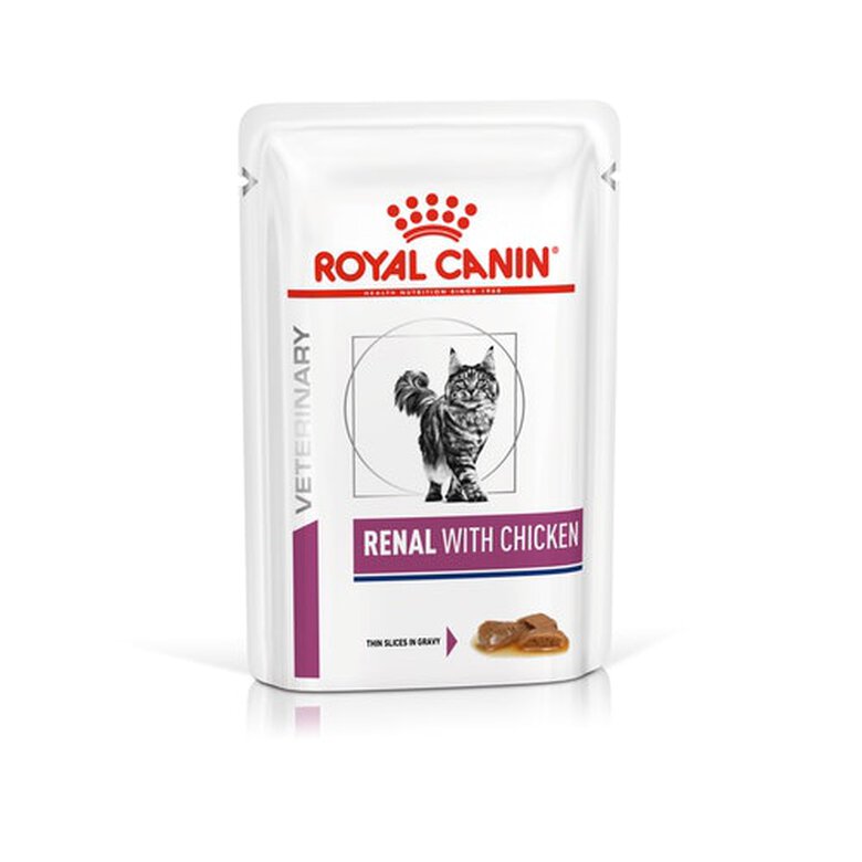 12 saquetas x 85 g Royal Canin Renal Frango Saquetas para gatos,  Imagem número 1 12 saquetas x 85 g Royal Canin Renal Frango Saquetas para gatos, , large Imagem número 1