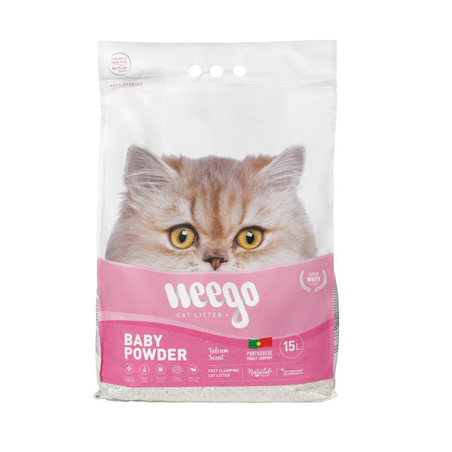 Weego Baby Powder Areia Aglomerante para gatos, , large Imagem n&uacute;mero 1