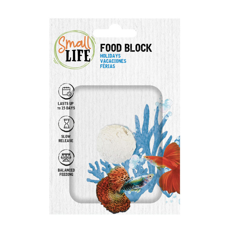 Small Life Bloco de Alimento Férias para peixes,  Imagem número 1 Small Life Bloco de Alimento Férias para peixes, , large Imagem número 1