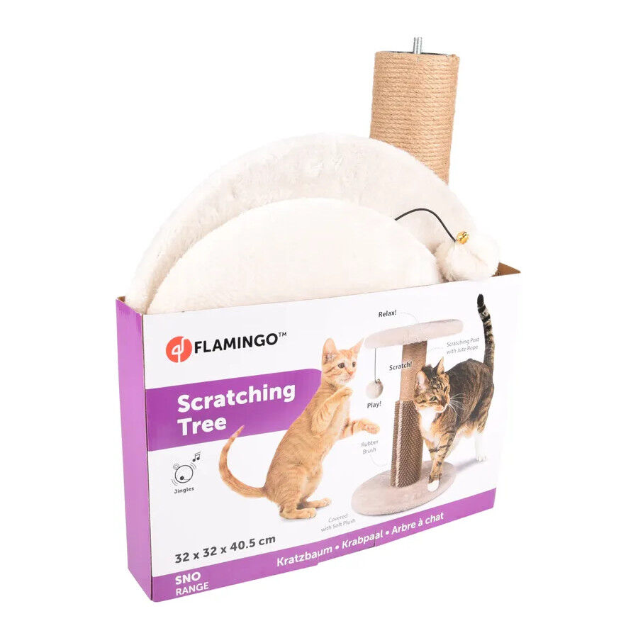 Flamingo Sno Bea &Aacute;rvore Arranhador Creme para gatos, , large Imagem n&uacute;mero 3