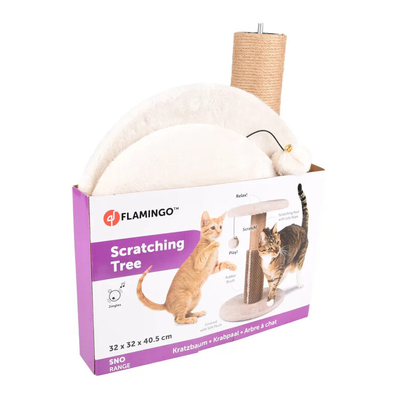 Flamingo Sno Bea Árvore Arranhador Creme para gatos,  Imagem número 3 Flamingo Sno Bea Árvore Arranhador Creme para gatos, , large Imagem número 3