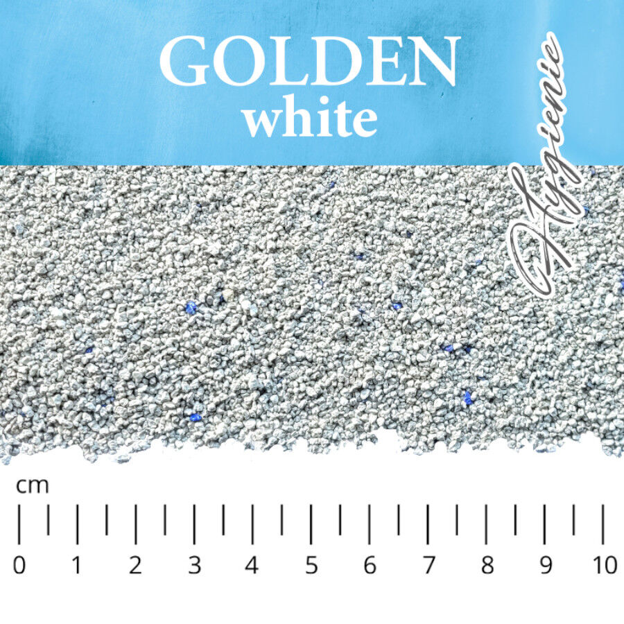 14 kg Golden White Areia Aglomerante lavanda para gatos, , large Imagem n&uacute;mero 7