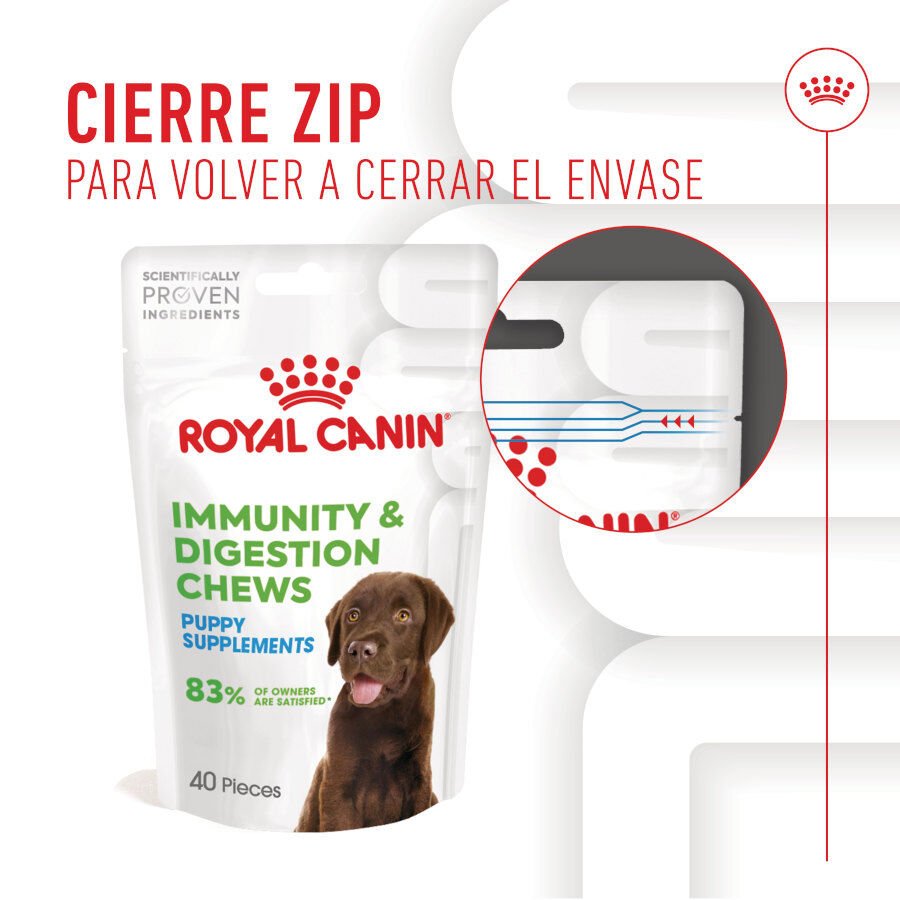 100 g Royal Canin Immunity & Digestion Chews Puppy Suplemento Nutricional para C&atilde;es, , large Imagem n&uacute;mero 3