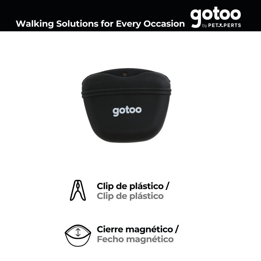 Gotoo Porta Snacks de silicone preto para c&atilde;es, , large Imagem n&uacute;mero 3