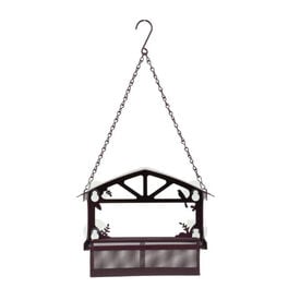 Zolux Comedouro com teto para sementes para pássaros