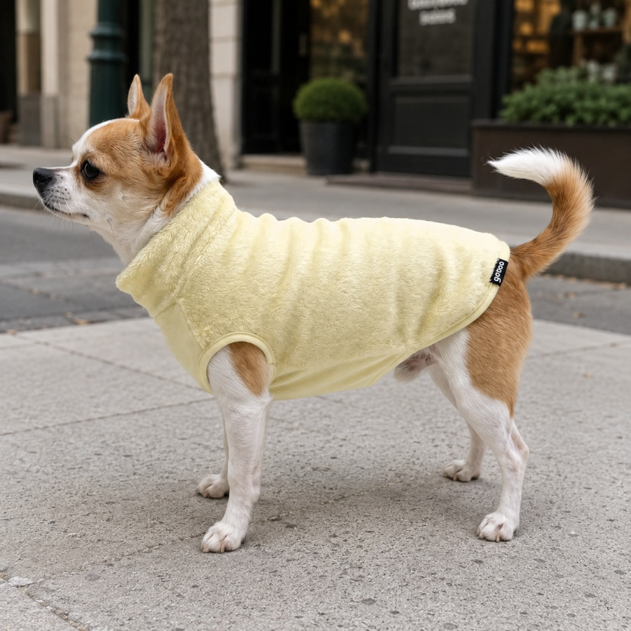 Gotoo Camisola Polar Amarela para c&atilde;es, , large Imagem n&uacute;mero 1