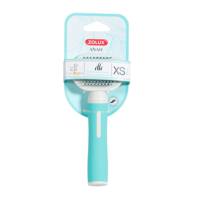 Zolux Anah Slicker Suave Cardadeira para cachorros,  Imagem número 2 Zolux Anah Slicker Suave Cardadeira para cachorros, , large Imagem número 2
