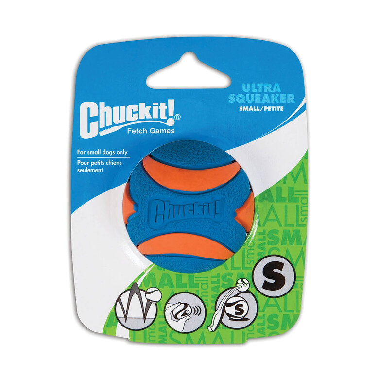 Chuckit! Ultra Squeaker bola com som para cães,  Imagem número 1 Chuckit! Ultra Squeaker bola com som para cães, , large Imagem número 1