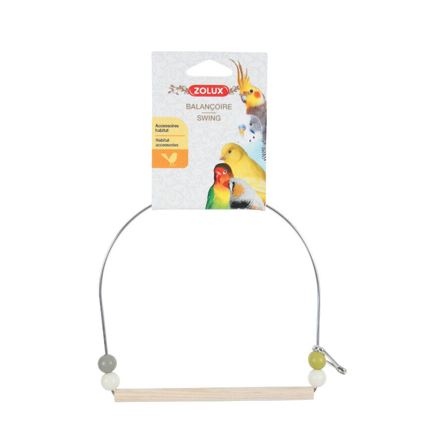 Zolux Baloi&ccedil;o de madeira para p&aacute;ssaros, , large Imagem n&uacute;mero 1