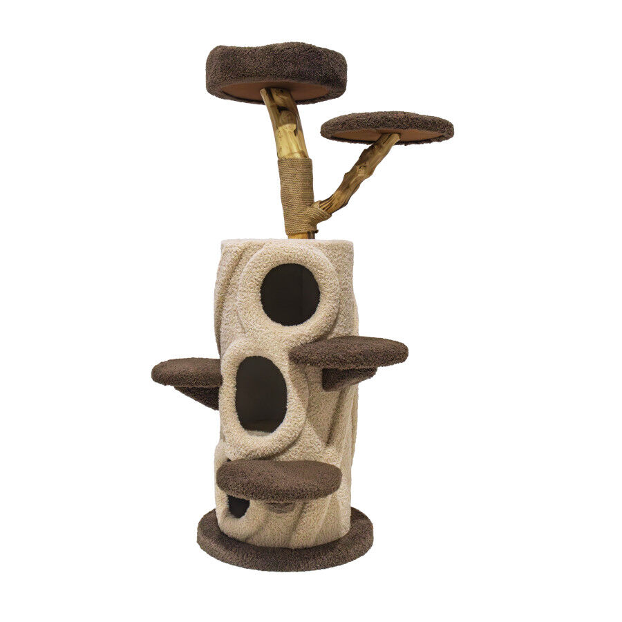 Freedog Zenpear Limb Arranhador Bege e Castanho para gatos, , large Imagem n&uacute;mero 2