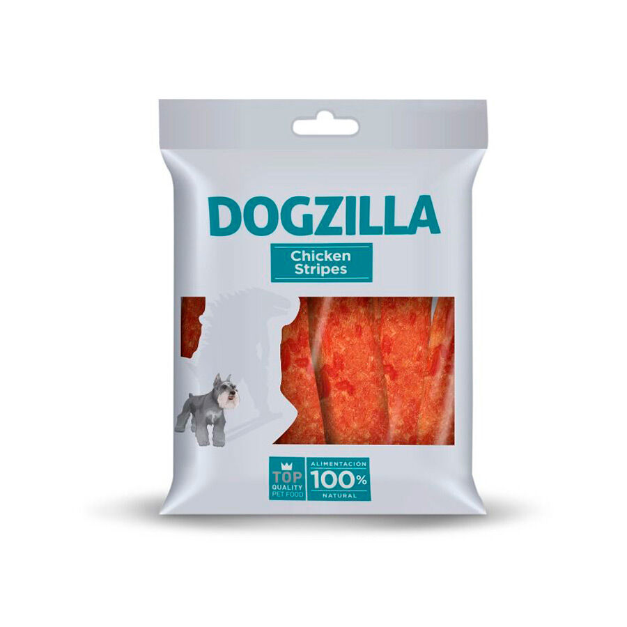 100 g Dogzilla Tiras de frango para c&atilde;es, , large Imagem n&uacute;mero 1