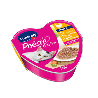 Vitakraft Poésie Frango terrina em molho para gatos 