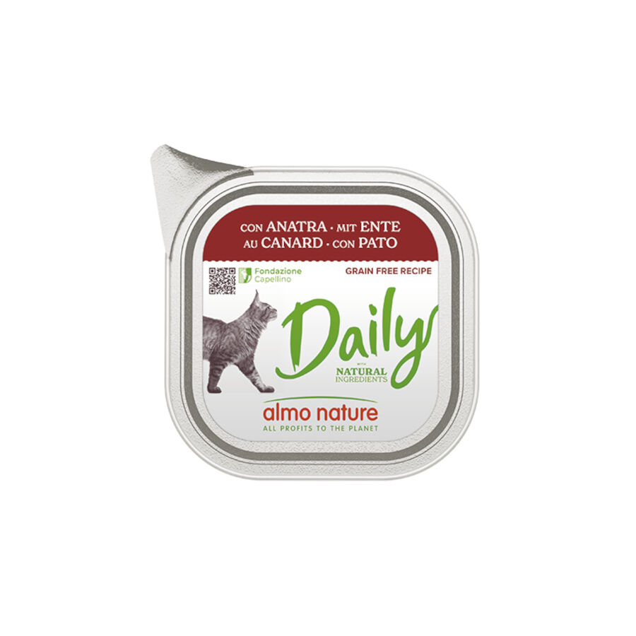 100 g Almo Nature Daily Grain Free Duck para gatos, , large Imagem n&uacute;mero 1