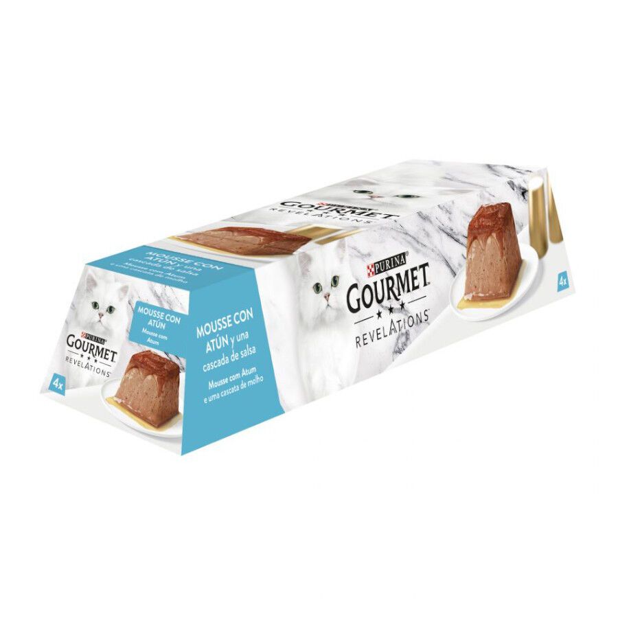 4 terrinas x 57 g Gourmet Revelations Mousse de atum para gatos, , large Imagem n&uacute;mero 1