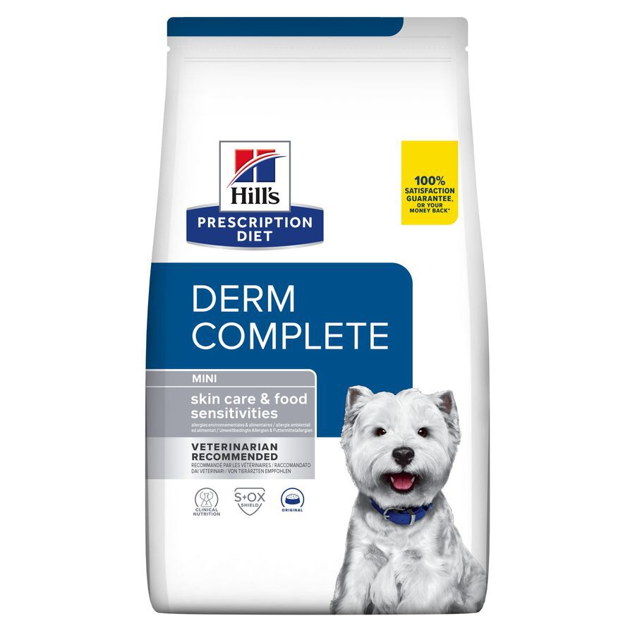 6 kg Hill's Prescription Diet Derm Complete Mini ra&ccedil;&atilde;o para c&atilde;es, , large Imagem n&uacute;mero 1
