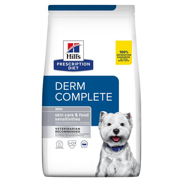 6 kg Hill's Prescription Diet Derm Complete Mini ração para cães,  Imagem número 1 6 kg Hill's Prescription Diet Derm Complete Mini ração para cães, , large Imagem número 1