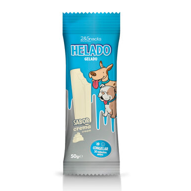 2&Snacks Gelado de creme para cães