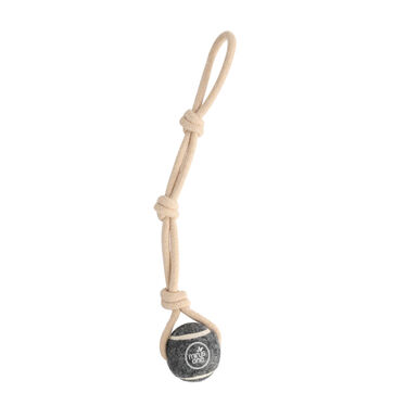 Minus One Tennis Ball Rope bola com corda para cães