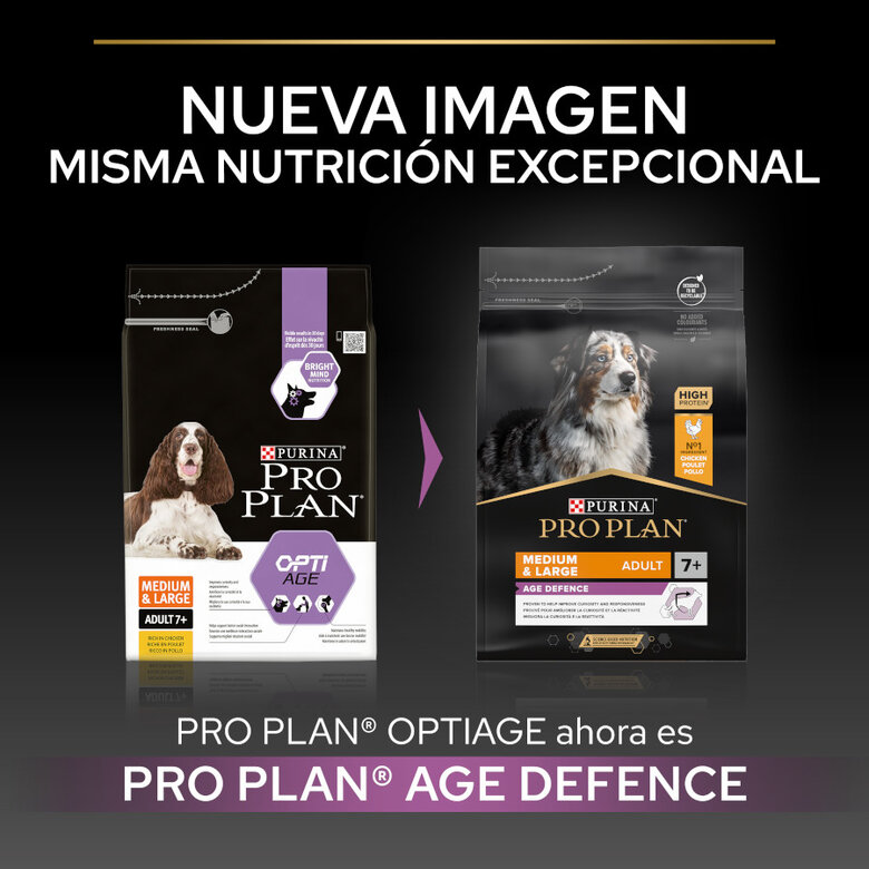 14 kg Pro Plan Adult Medium Y Large Frango ração para cães seniores,  Imagem número 2 14 kg Pro Plan Adult Medium Y Large Frango ração para cães seniores, , large Imagem número 2