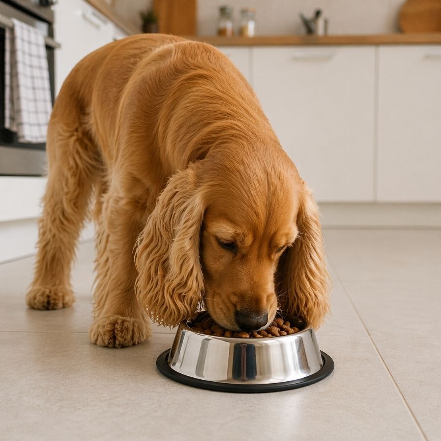 Leeby Comedouro de Metal com Anel de Silicone para c&atilde;es, , large Imagem n&uacute;mero 1