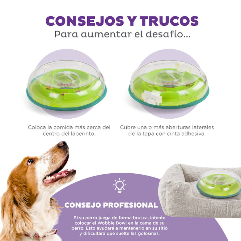 Outward Hound Wobble Bowl Brinquedo interativo com dispensador de snacks para cães,  Imagem número 4 Outward Hound Wobble Bowl Brinquedo interativo com dispensador de snacks para cães, , large Imagem número 4