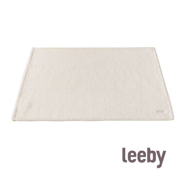 Leeby Manta Suave de Pelo Branco para gatinhos