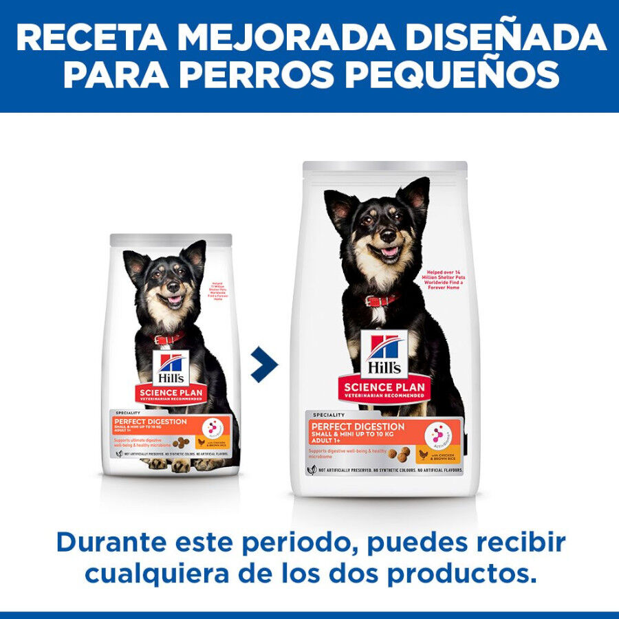 6 kg Hill'sScience Plan Perfect Digestion Small & Mini Adult Ra&ccedil;&atilde;o de frango para c&atilde;es, , large Imagem n&uacute;mero 3