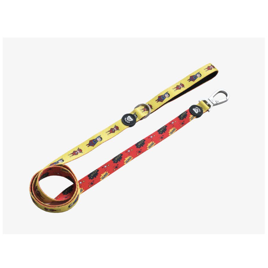 Dukier Trela com estampado de super-her&oacute;is para c&atilde;es, , large Imagem n&uacute;mero 1