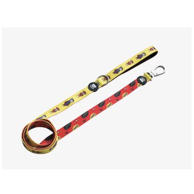 Dukier Trela com estampado de super-heróis para cães