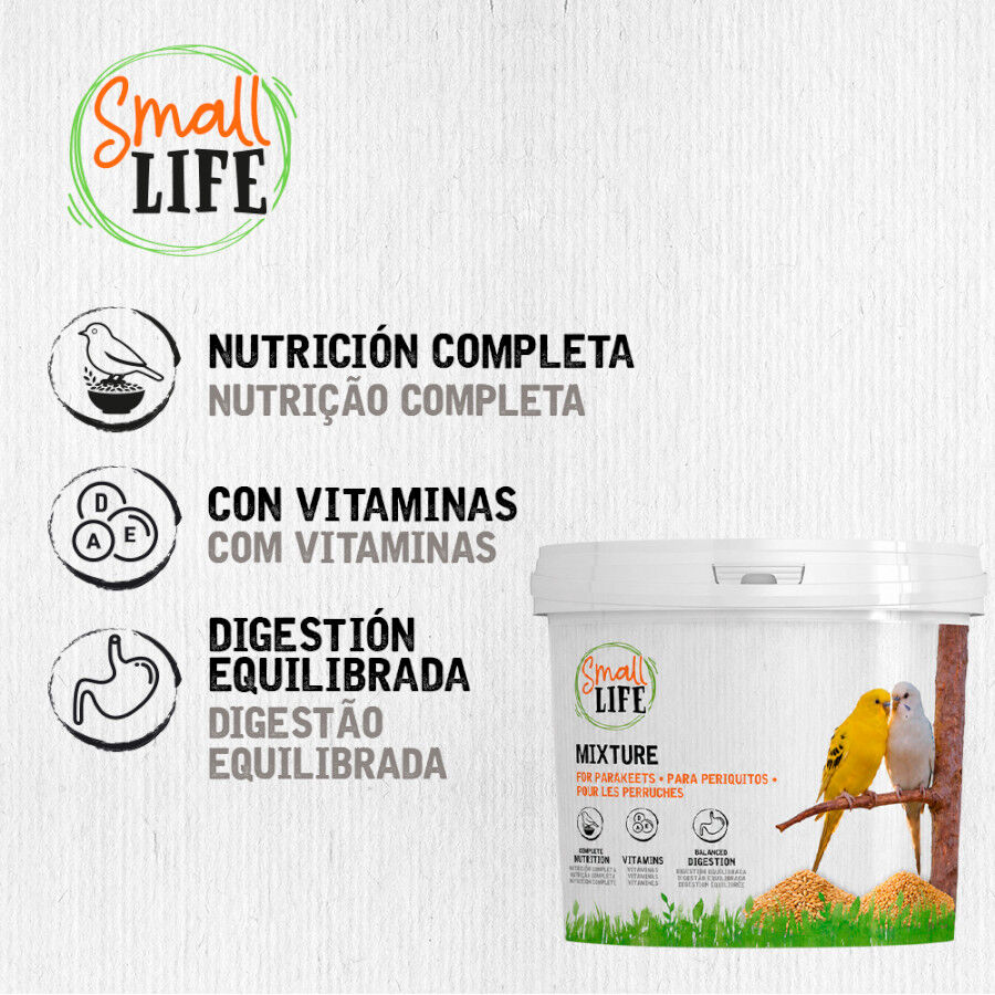 3.7 kg Small Life Mixtura Cubos para periquitos, , large Imagem n&uacute;mero 4
