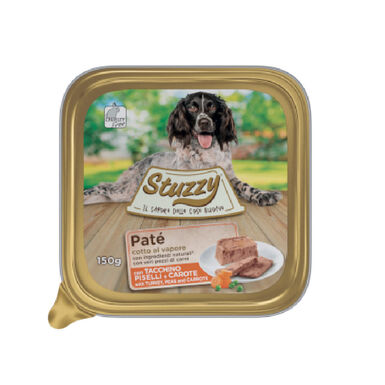 Stuzzy peru com ervilhas e cenouras terrina para cães