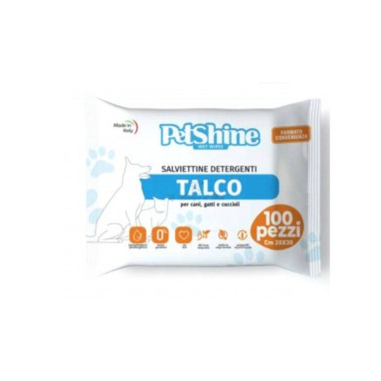 PetShine Toalhetes Húmidos Talco para cães - Pack Económico,  Imagem número 1 PetShine Toalhetes Húmidos Talco para cães - Pack Económico, , large Imagem número 1