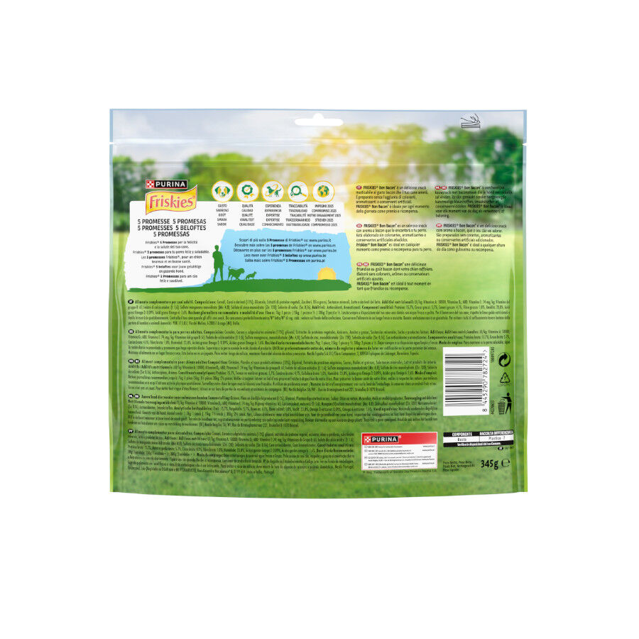 345 g Aperitivo Friskies Bon Bacon para c&atilde;es, , large Imagem n&uacute;mero 2