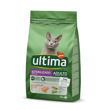 Affinity Ultima Adult Sterilized Salmão e Cevada ração para gato